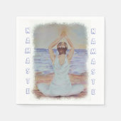 YOGA BITTE | Serviette (Vorderseite)