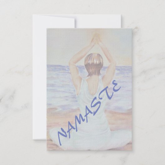 YOGA BITTE | UAWG RSVP KARTE (Vorderseite)