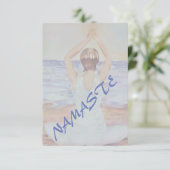 YOGA BITTE | UAWG RSVP KARTE (Stehend Vorderseite)