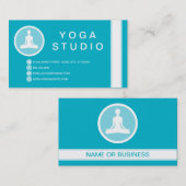 YOGA-Blase Visitenkarte (Vorne/Hinten)