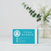 YOGA-Blase Visitenkarte (Stehend Vorderseite)