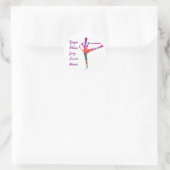 Yoga Bliss Aufkleber (Tasche)