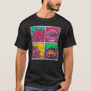 Yoga Blume Blossom Spiritueller Yogi Pop Lotus Flo T-Shirt