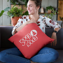 Yoga Body mit Yoga Pose Grafik drucken Lendenkissen
