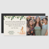 Yoga Brautparty Foto Vielen Dank Karte (Vorne/Hinten)