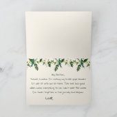 Yoga Bride Mimosa Brautparty Vielen Dank Dankeskarte (Innenseite)