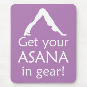 Yoga Bring Deine Asana In Schwung Mousepad