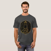 Yoga Buddha Mandala Design für Männer Mandala T-Shirt (Vorne ganz)