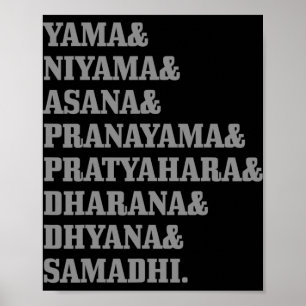 Yoga Buddhismus Hinduismus Sanskrit Buddha Yogi Ge Poster