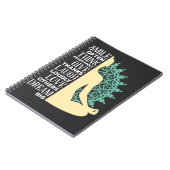 Yoga Buddhist Meditation Zitat Zen Buddhismus Notizblock (Linke Seite)