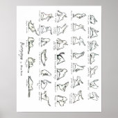 Yoga Bunny Poster (Vorne)