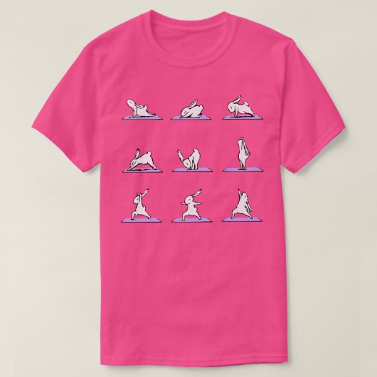 Yoga Bunny  T-Shirt (Design vorne)
