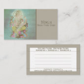 YOGA - Business Card Visitenkarte (Vorne/Hinten)