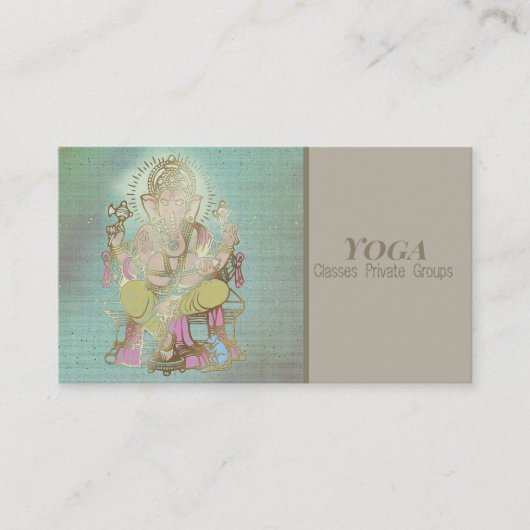 YOGA - Business Card Visitenkarte (Vorderseite)