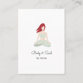Yoga Business Card Visitenkarte (Vorderseite)