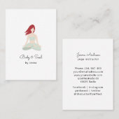 Yoga Business Card Visitenkarte (Vorne/Hinten)