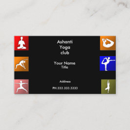 Yoga Business Cards Terminkarte