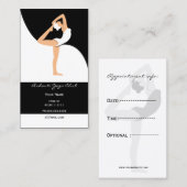 Yoga Business Cards Terminkarte (Vorne/Hinten)
