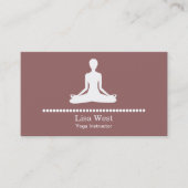 Yoga Business Cards Visitenkarte (Vorderseite)