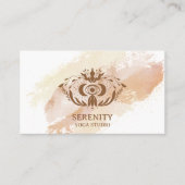 Yoga Business Visitenkarte (Vorderseite)