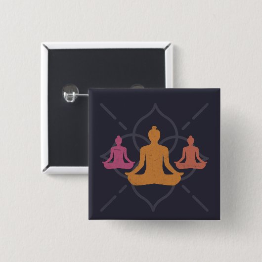 Yoga Button (Vorne & Hinten)