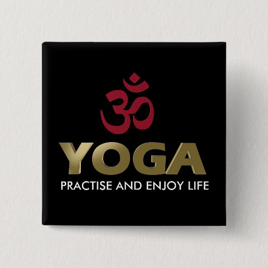 Yoga Button (Vorderseite)