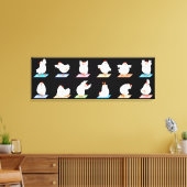 Yoga Canvas Print Leinwanddruck (Insitu (Wohnzimmer))
