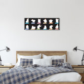 Yoga Canvas Print Leinwanddruck (Insitu (Schlafzimmer))