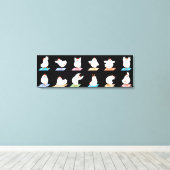 Yoga Canvas Print Leinwanddruck (Insitu (Holzboden))