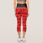 Yoga Capri Black & Red w/Shoe Doodle (Rückseite)