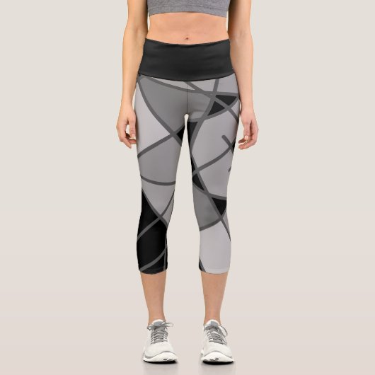 Yoga Capris Asymmetrisches Design von Joya Eve (Vorderseite)