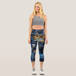Yoga Capris, hochgeschliffen, XS (0-2) Capri Leggings