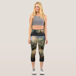 Yoga Capris, hochgeschliffen, XS (0-2) Capri Leggings