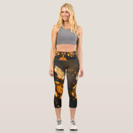 Yoga Capris, hochgeschliffen, XS (0-2) Capri Leggings