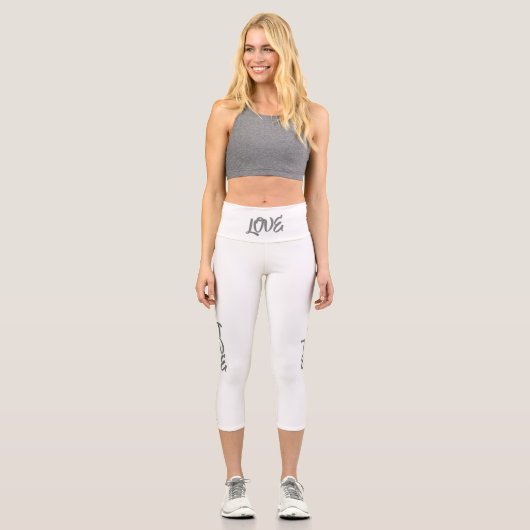 Yoga Capris, hochgeschliffen, XS (0-2) Capri Leggings (Vorderseite)