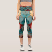 Yoga Capris, hochgeschliffen, XS (0-2) Capri Leggings (Vorderseite)