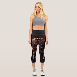 Yoga Capris, hochgeschliffen, XS (0-2) Capri Leggings