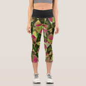 Yoga Capris, hochgeschliffen, XS (0-2) Capri Leggings (Vorderseite)