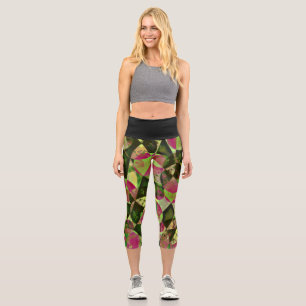 Yoga Capris, hochgeschliffen, XS (0-2) Capri Leggings