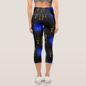 Yoga Capris, hochgeschliffen, XS (0-2) Capri Leggings (Rückseite)