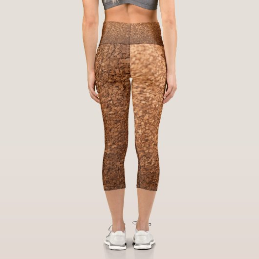 Yoga Capris, hochgeschliffen, XS (0-2) Capri Leggings (Rückseite)
