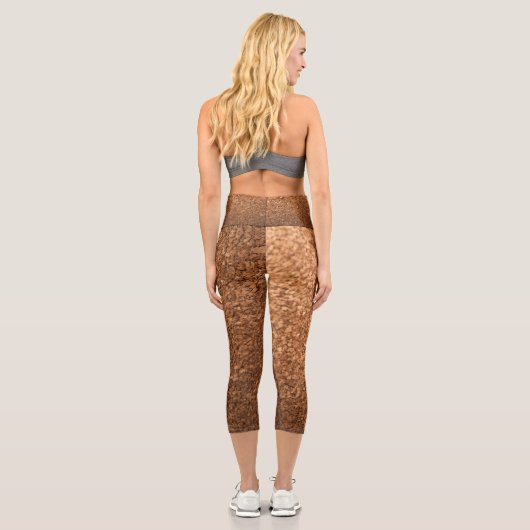 Yoga Capris, hochgeschliffen, XS (0-2) Capri Leggings (Rückseite)