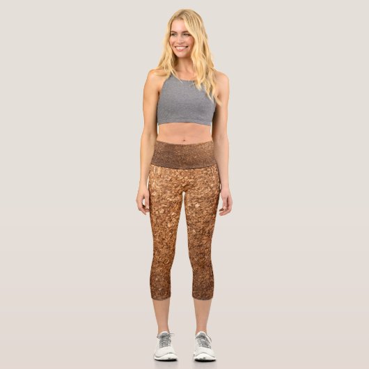 Yoga Capris, hochgeschliffen, XS (0-2) Capri Leggings (Vorderseite)