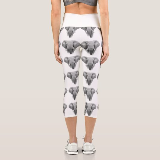 Yoga Capris, hochgeschliffen, XS (0-2) Capri Leggings (Rückseite)