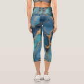 Yoga Capris, hochgeschliffen, XS (0-2) Capri Leggings (Rückseite)