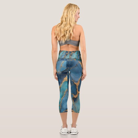 Yoga Capris, hochgeschliffen, XS (0-2) Capri Leggings (Rückseite)