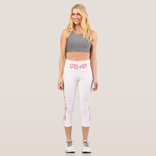 Yoga Capris, hochgeschliffen, XS (0-2) Capri Leggings (Vorderseite)