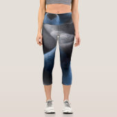 Yoga Capris, hochgeschliffen, XS (0-2) Capri Leggings (Vorderseite)
