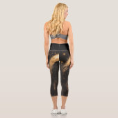 Yoga Capris, hochgeschliffen, XS (0-2) Capri Leggings (Rückseite)