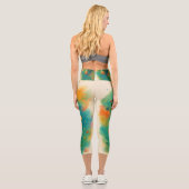 Yoga Capris, hochgeschliffen, XS (0-2) Capri Leggings (Rückseite)